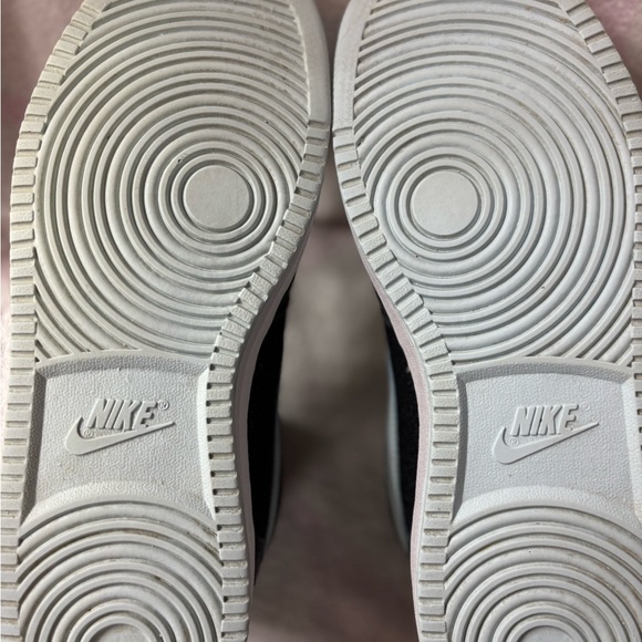 Nike Court Borough Mid Premium Black/Blue Sneakers Women’s 12 / Men’s 10.5 - Picture 7 of 7